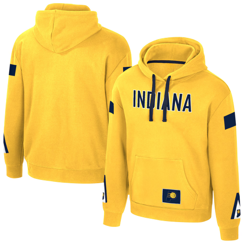 Unisex Stadium Essentials Gold Indiana Pacers City Star Hoodie