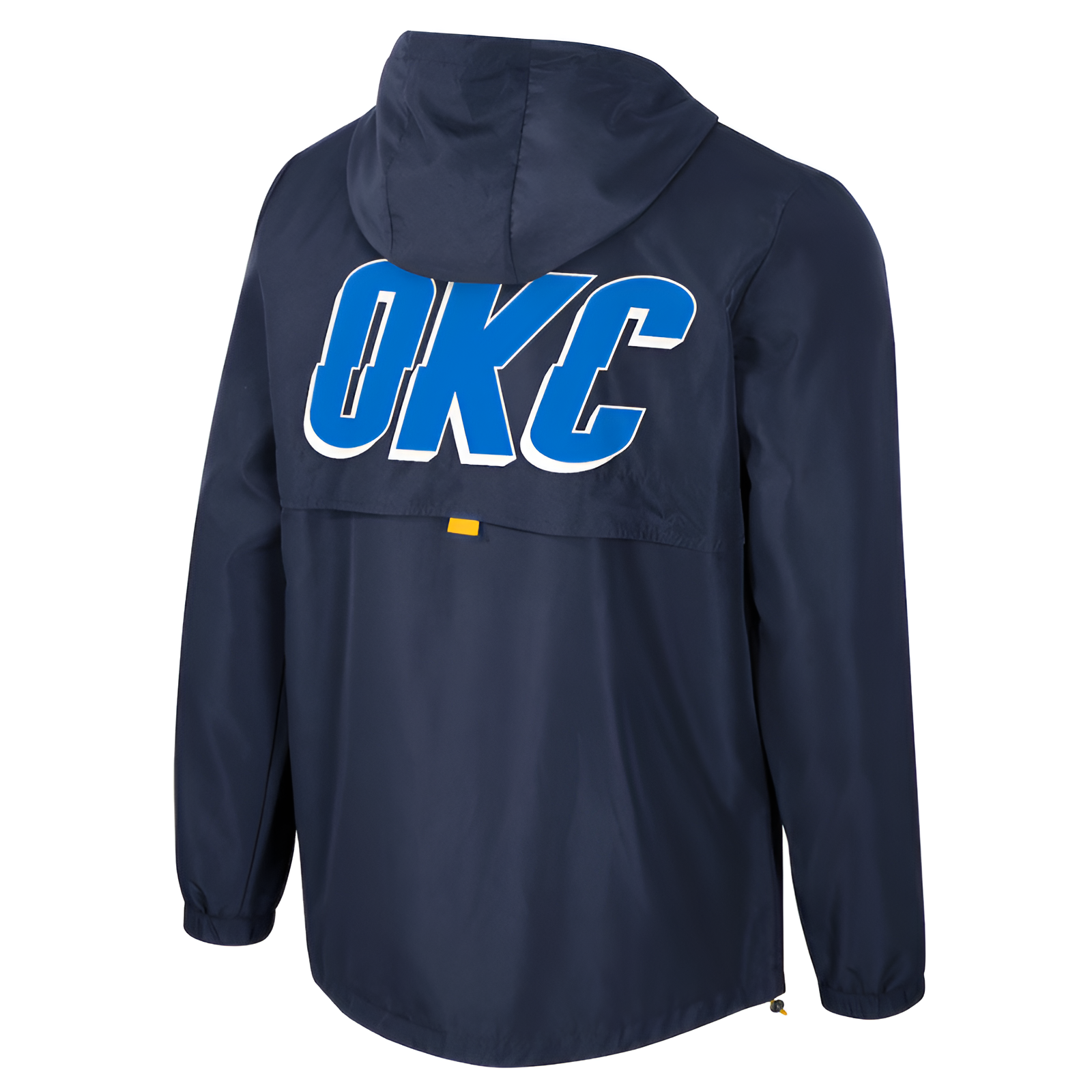 Unisex Oklahoma City Thunder Stadium Essentials Blue Compete Quarter-Zip Hoodie Jacket