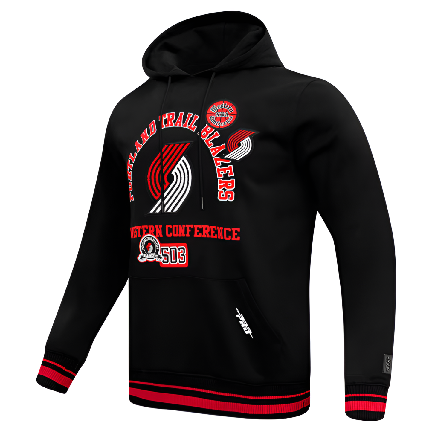 Mens Portland Trail Blazers Pro Standard Black Area Code Pullover Hoodie