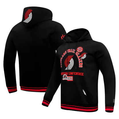 Mens Portland Trail Blazers Pro Standard Black Area Code Pullover Hoodie