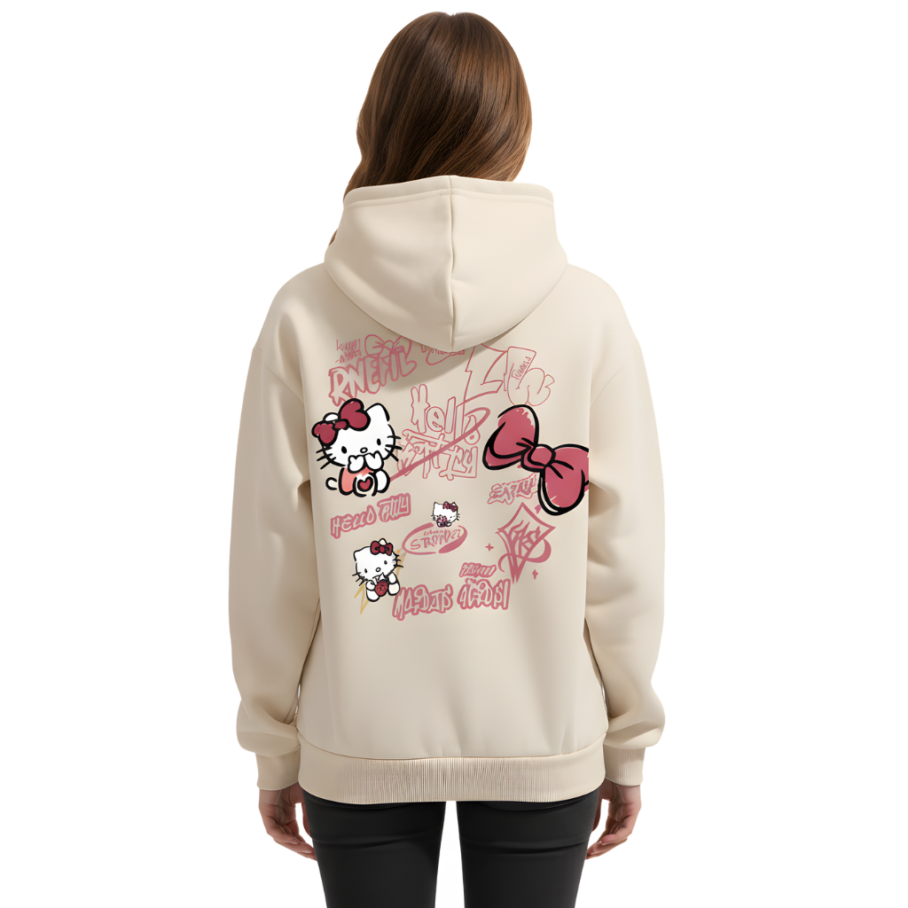 Women Graphic Hooded Sweatshirt