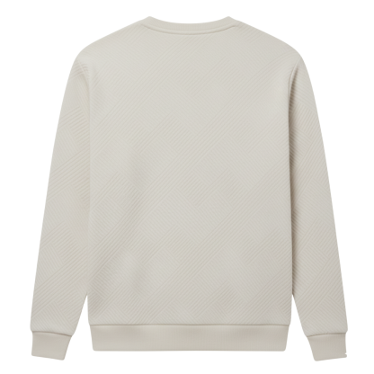 Men Heavyweight Geometric Pattern Sweatshirt