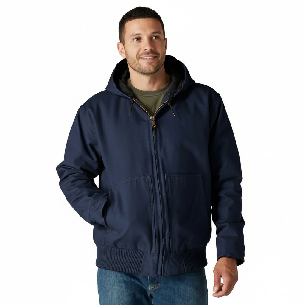 Insulated Hooded Winter Jacket For Men