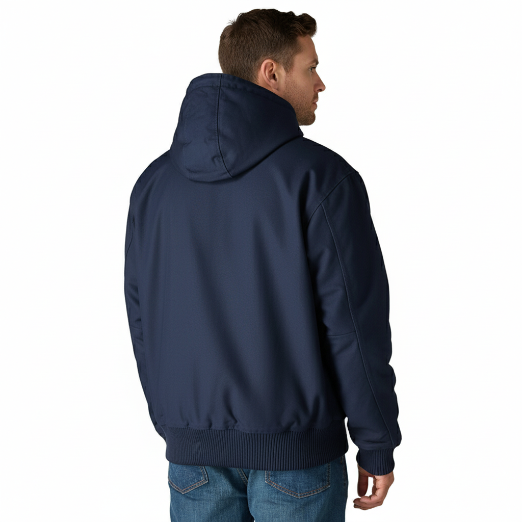 Insulated Hooded Winter Jacket For Men