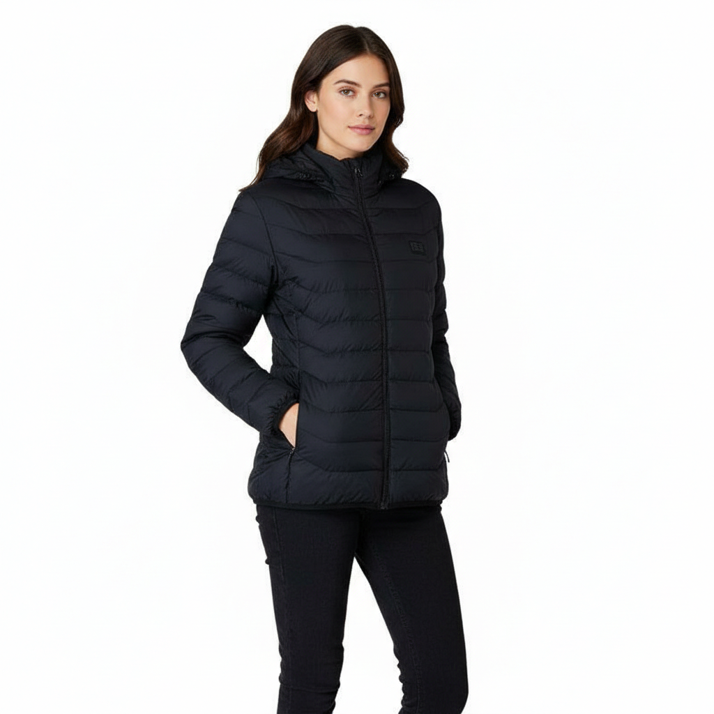 Battery Heated LED Hoodie With Dual Control For Cold Weather