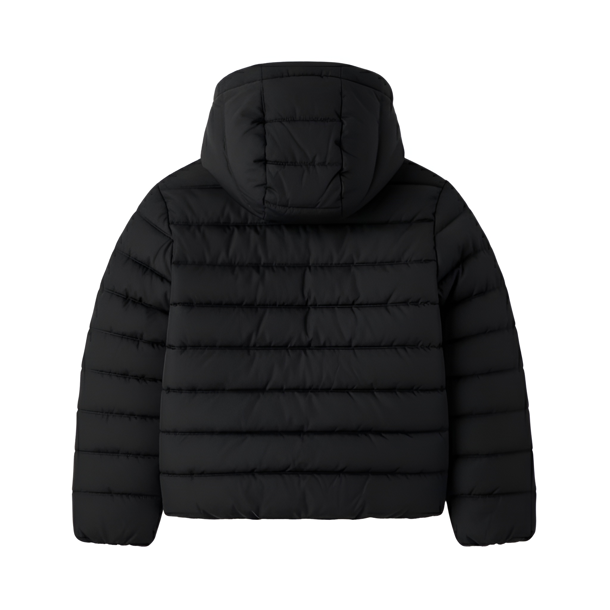 Insulated Lightweight Hooded Puffer Jacket For Girls