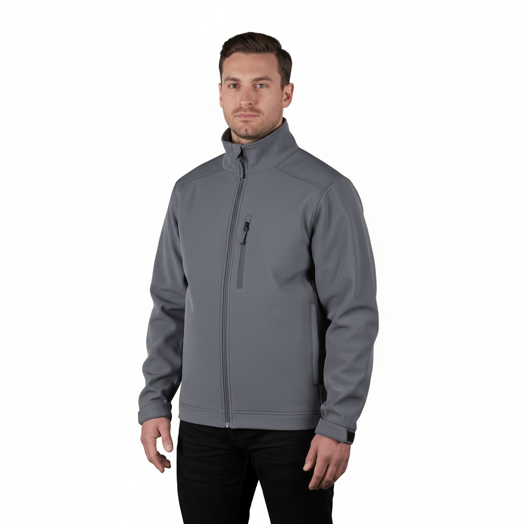 Heated Jacket With Toughshell Fabric For Men