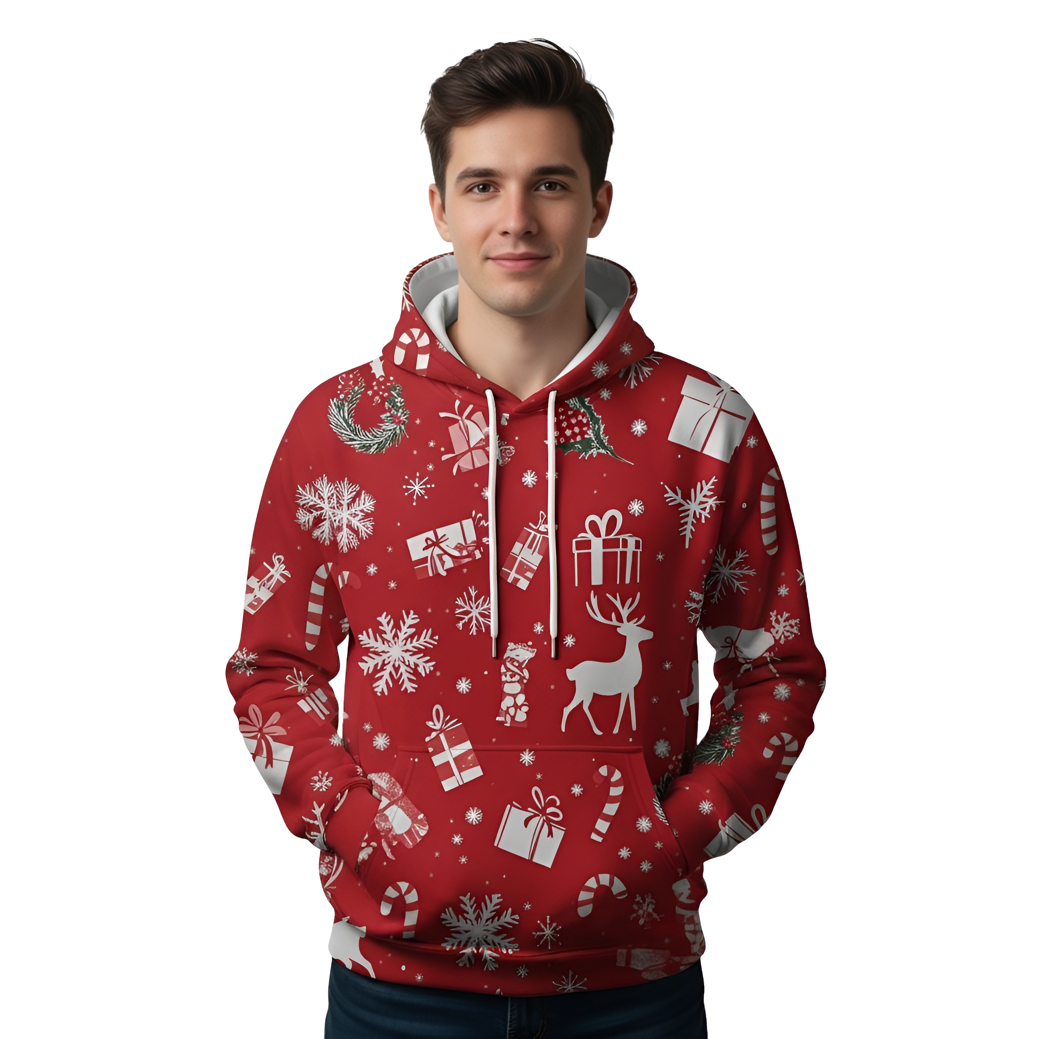 Creative Christmas Santa Hoodie
