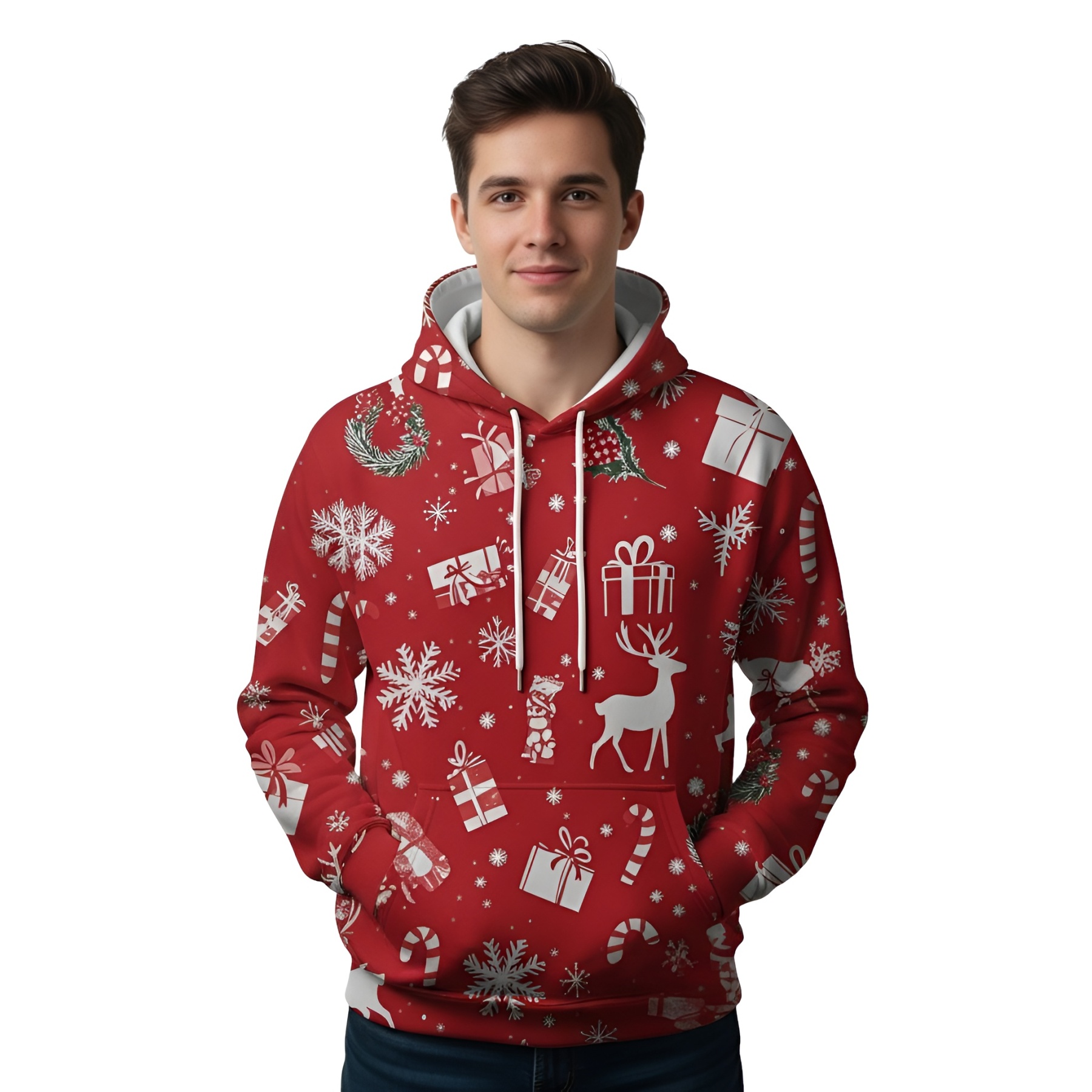 Creative Christmas Santa Hoodie