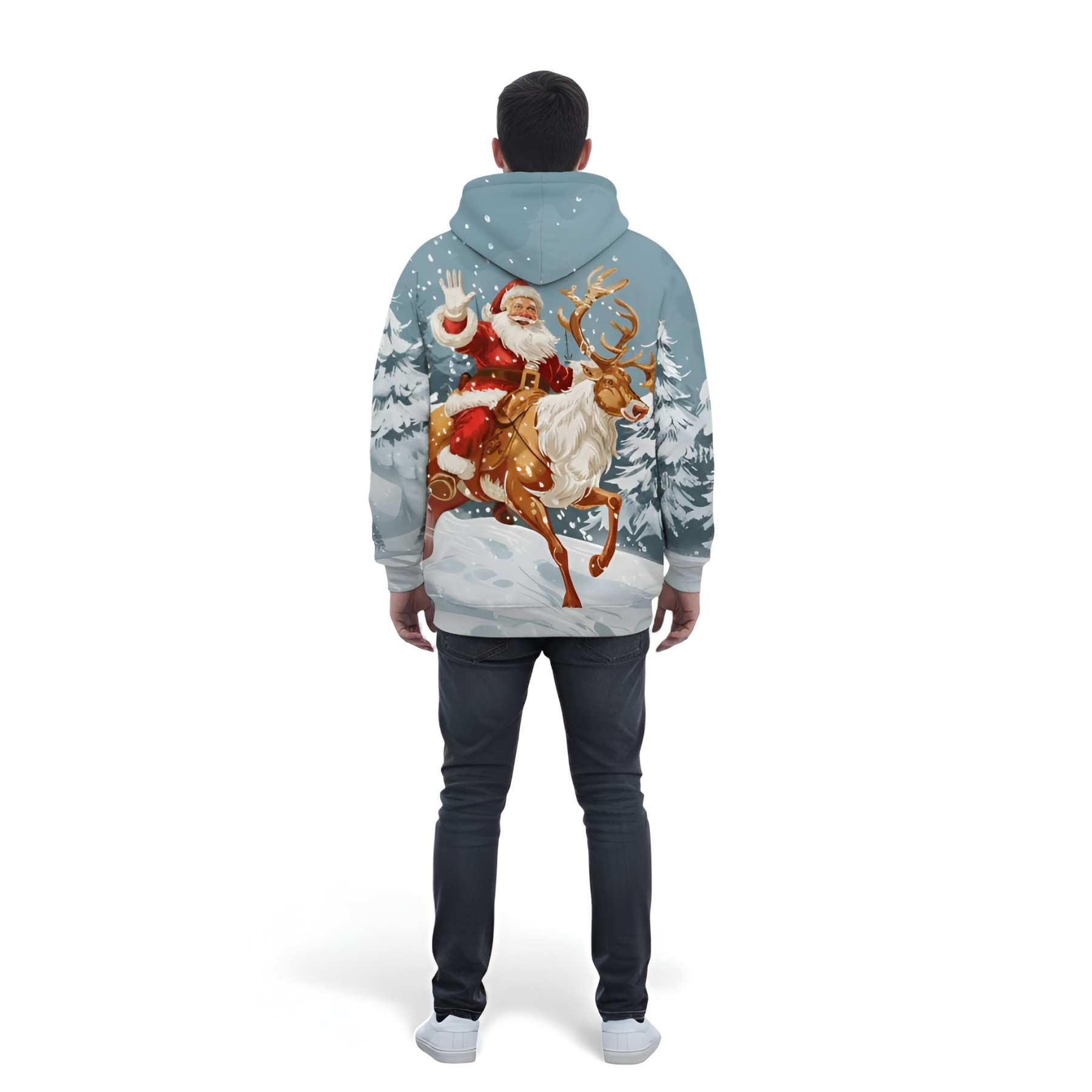 Funny Christmas Themed Pullover Hoodie