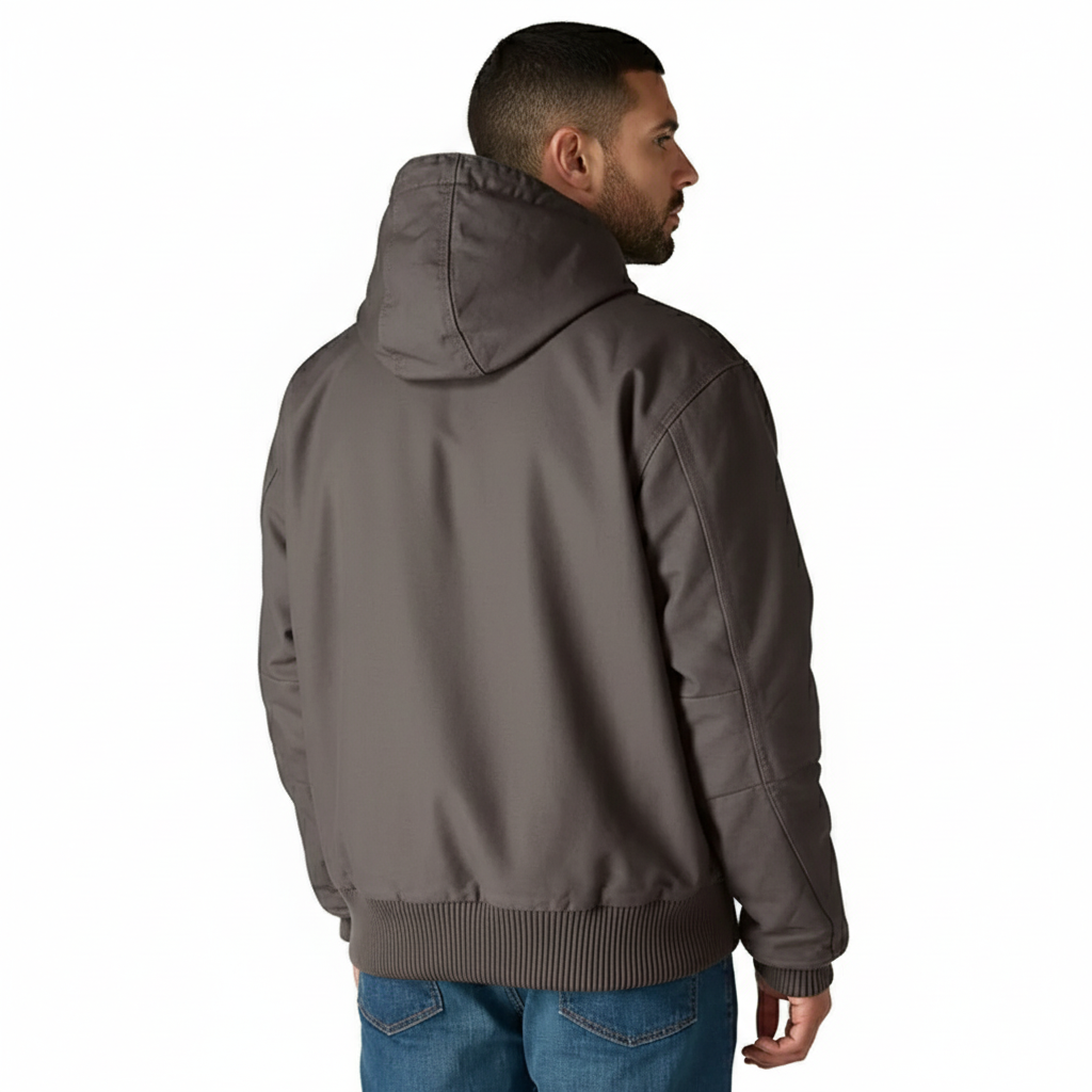 Insulated Hooded Winter Jacket For Men