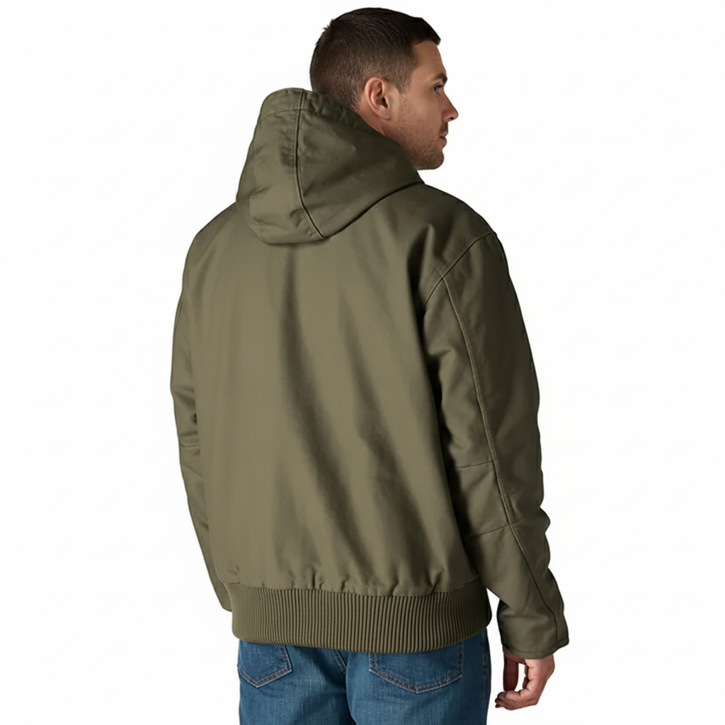 Insulated Hooded Winter Jacket For Men