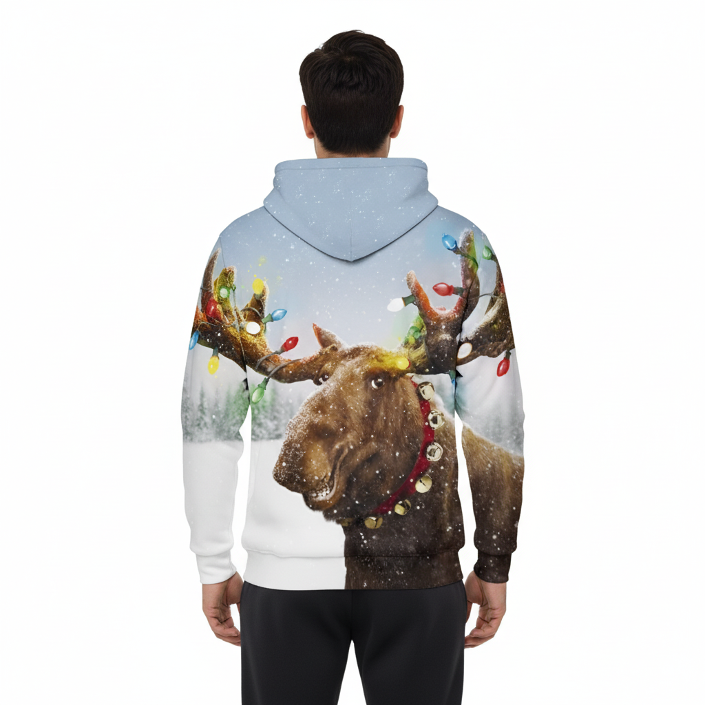 Christmas Holiday Themed Hoodie