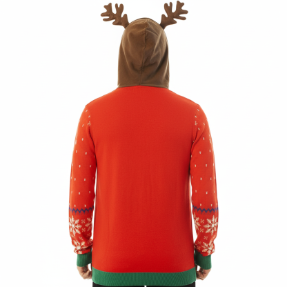 Christmas Sweater With LED Lights For Holiday Party