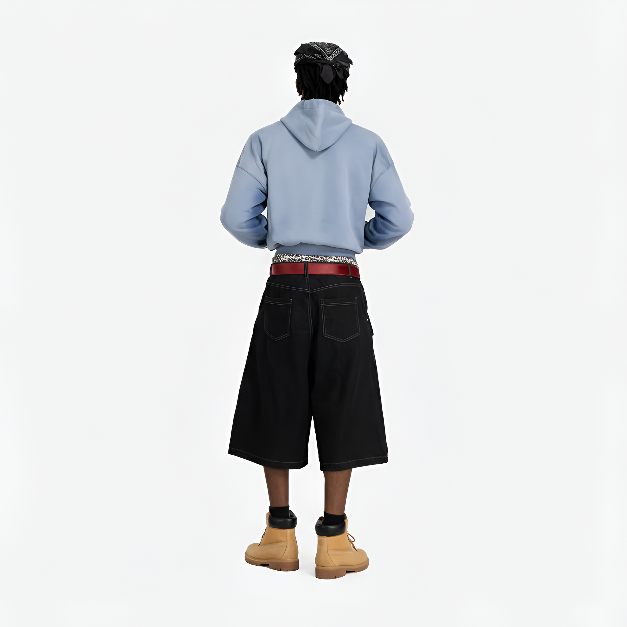 Badge Boxy Zip Up Hoodie Oversized Fit Vintage Badge Embellishment Tie-Dye Washed Fabric Unisex Streetwear Top