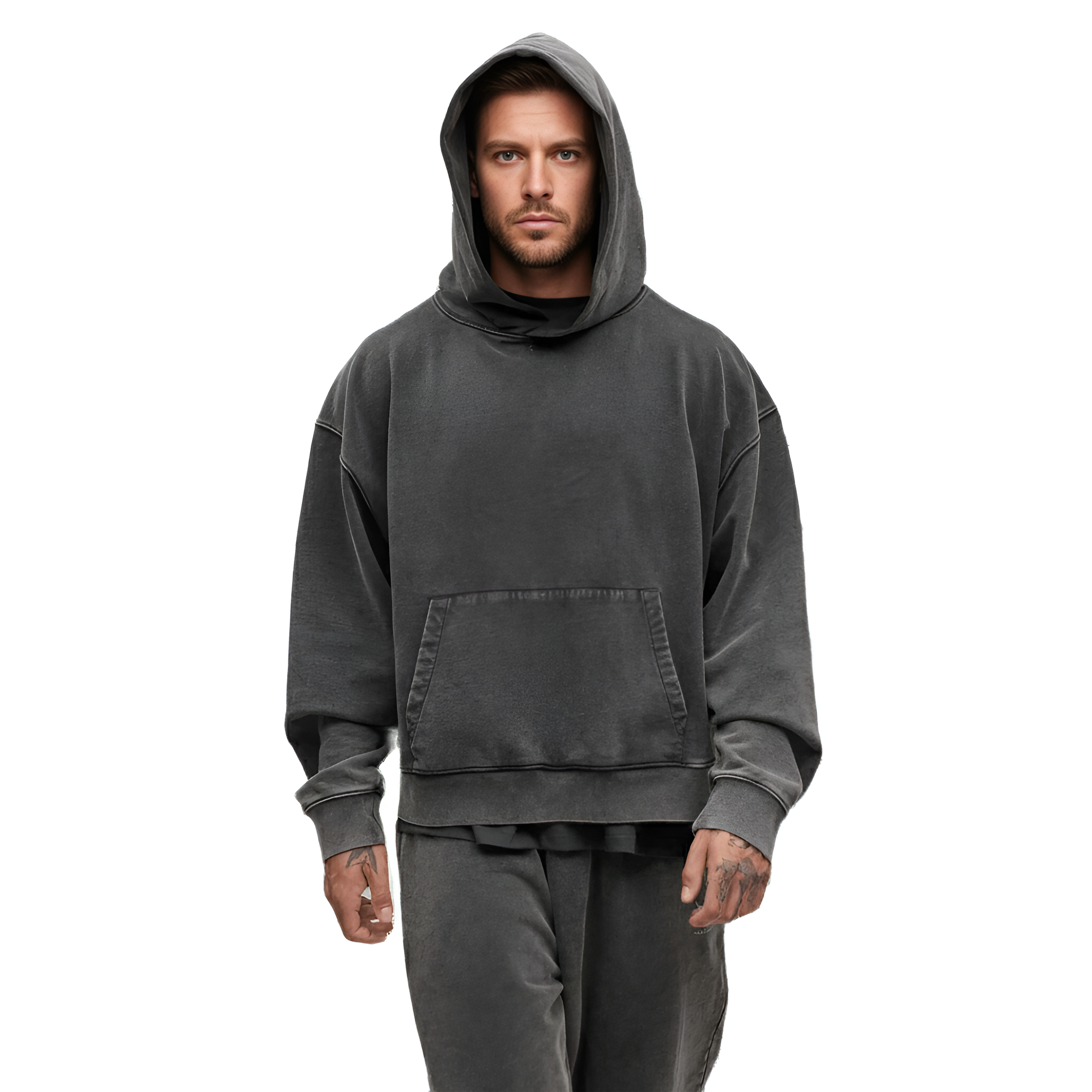 Casual Oversized Pullover Hoodie For Men