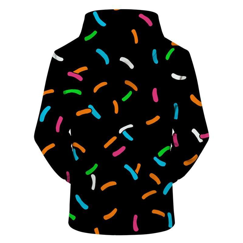 3D Colorful Sprinkle Hoodie-My 3D Hoodie
