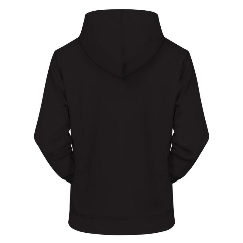 3D Black And White 100 Emoji Pattern Hoodie-My 3D Hoodie
