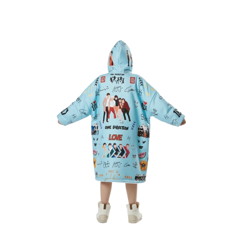 One Direction Printed Oversized Hoodie Blanket