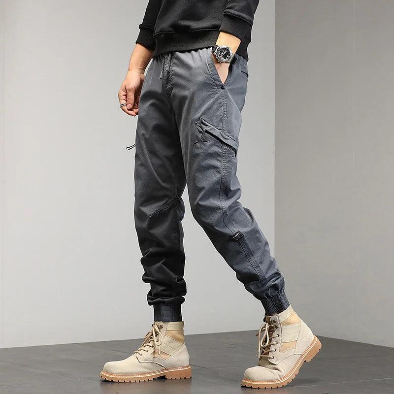 Retro Multi-Pocket Casual Pants For Men-My 3D Hoodie