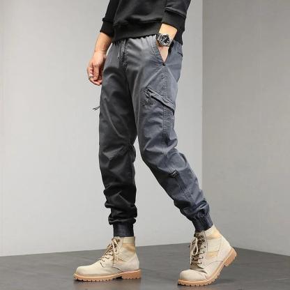 Retro Multi-Pocket Casual Pants For Men-My 3D Hoodie