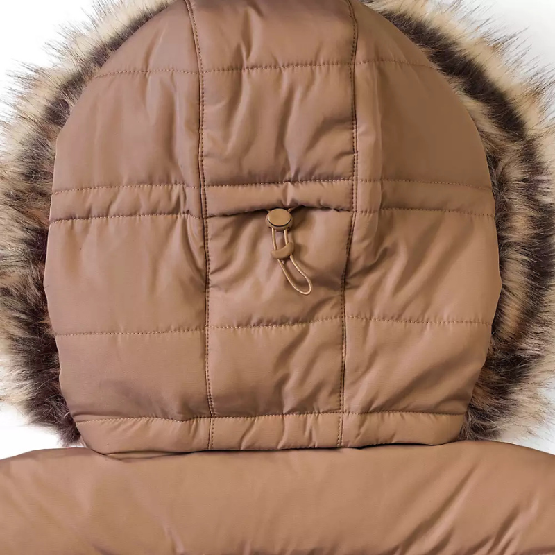 Long Down Hooded Winter Puffer Coat For Women