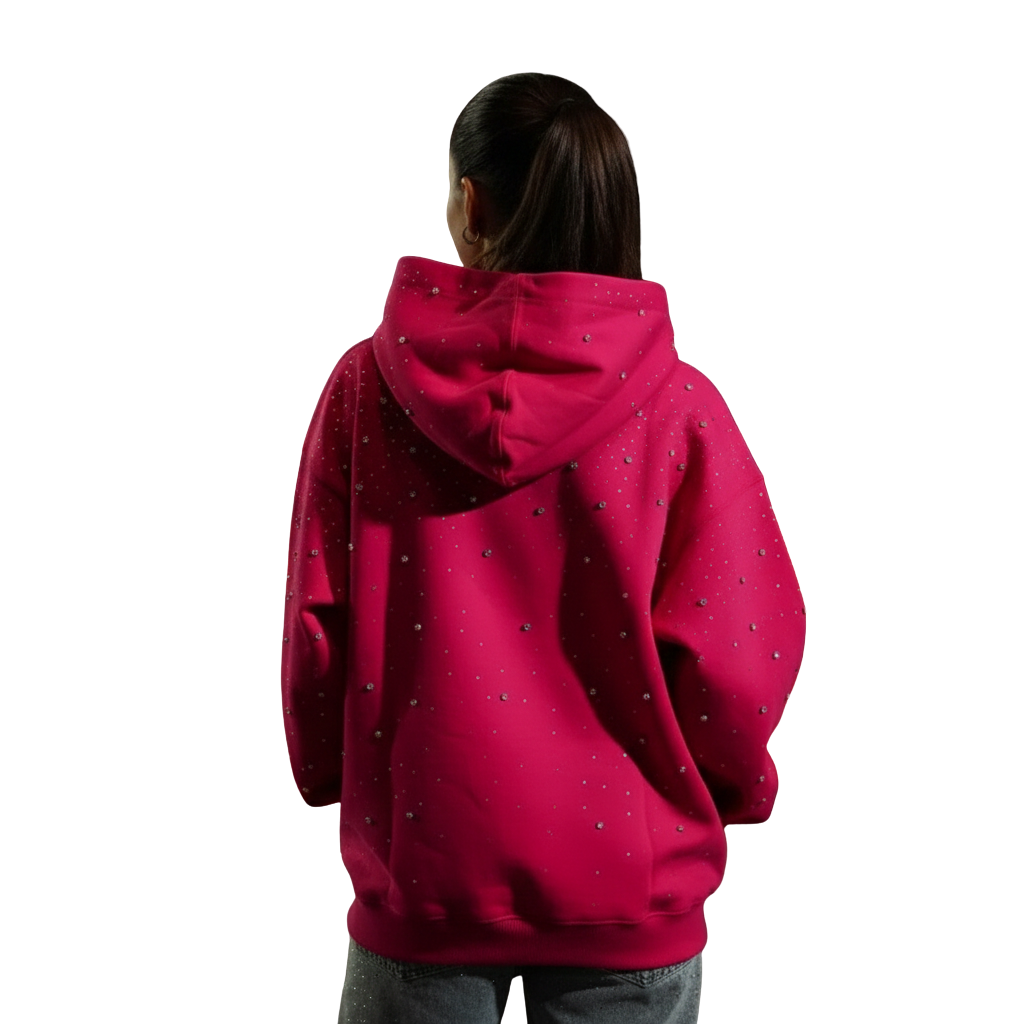 Rhinestone Galaxy Sparkle Hoodie