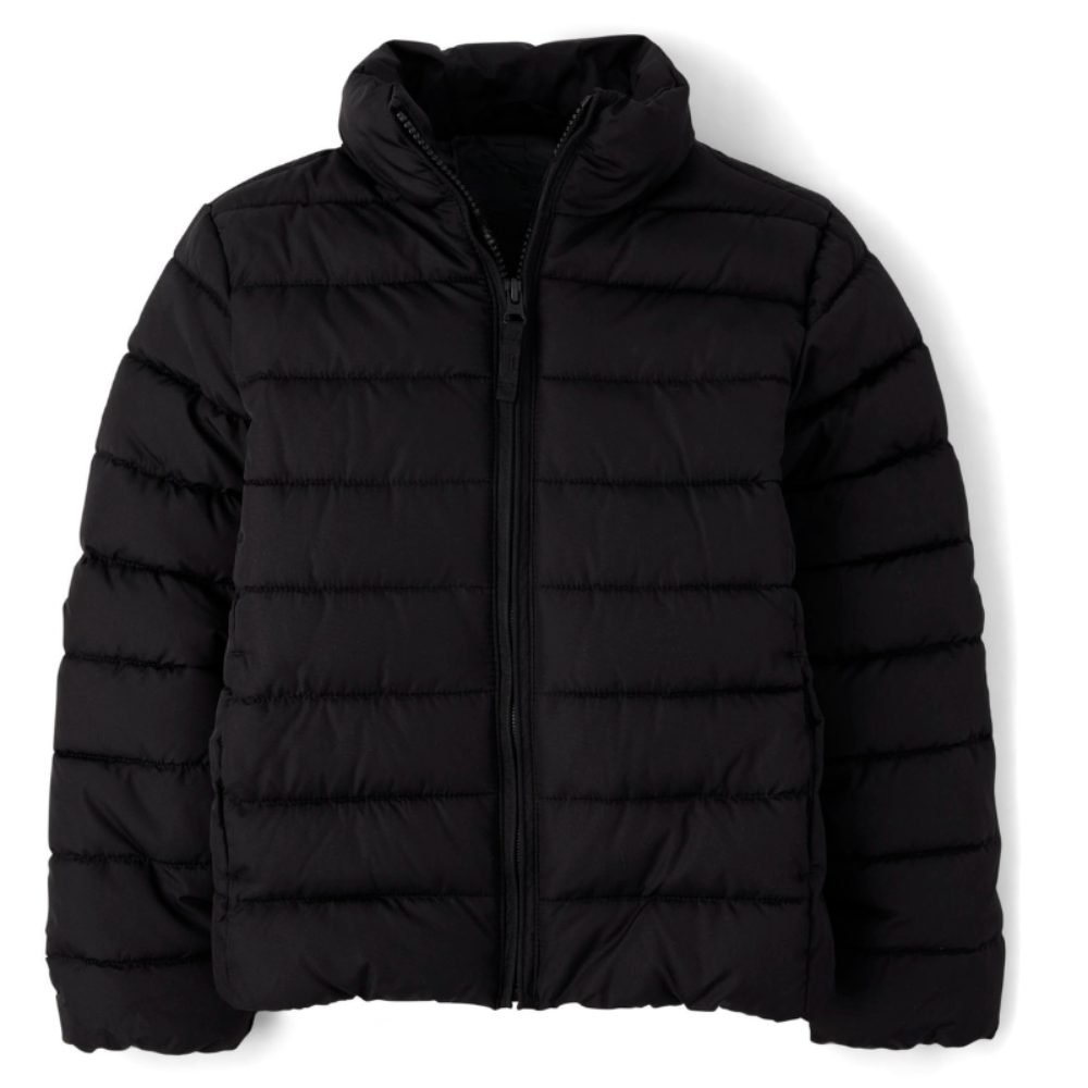 Lightweight Wind And Water Resistant Puffer Jacket For Girls