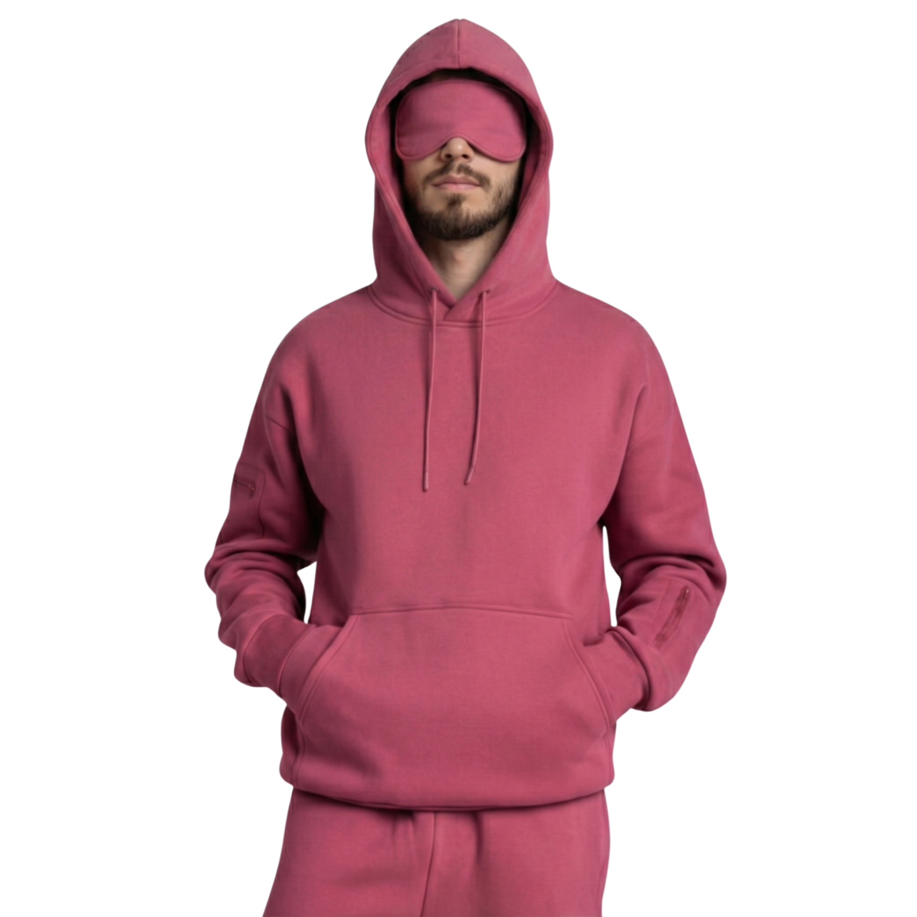 Lightweight Travel Hoodie With Built In Cover Design