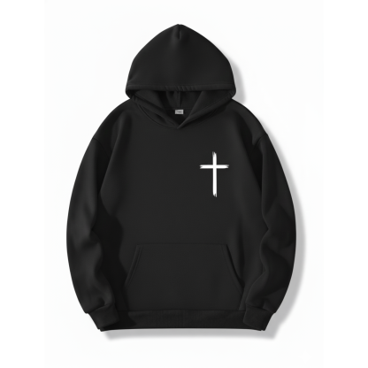 Faith Cross Pullover Hoodie for Men And Women