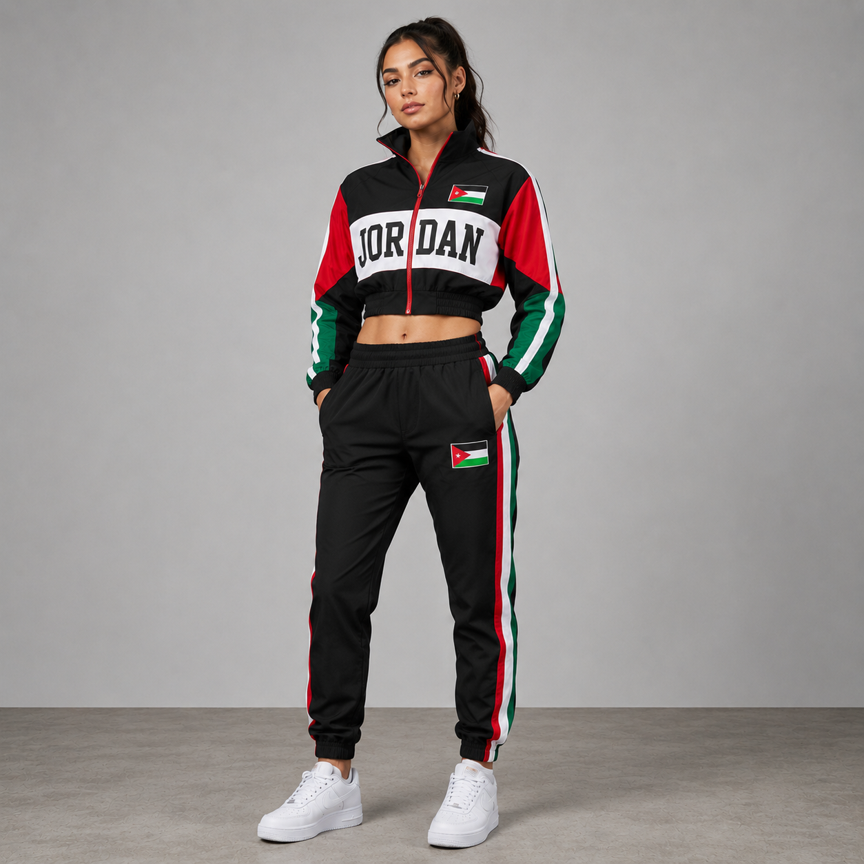 World Cup 2026 Themed Jordan Football Fan Sweatshirt And Jogger Set