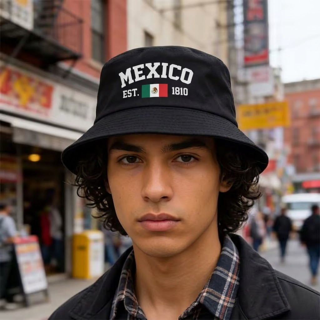 Mexico EST 1810 Football Fan Outdoor Fisherman Style Hat