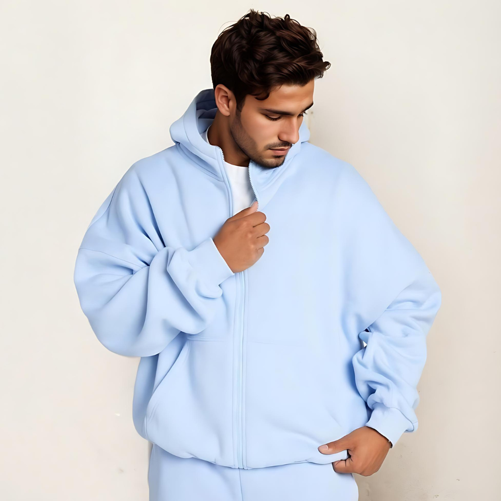 Pastel Zip Hoodie