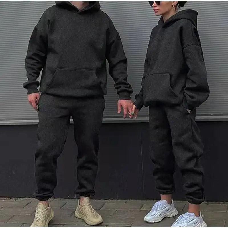 2 Pieces Hooded Tracksuit Sets - My 3D Hoodie