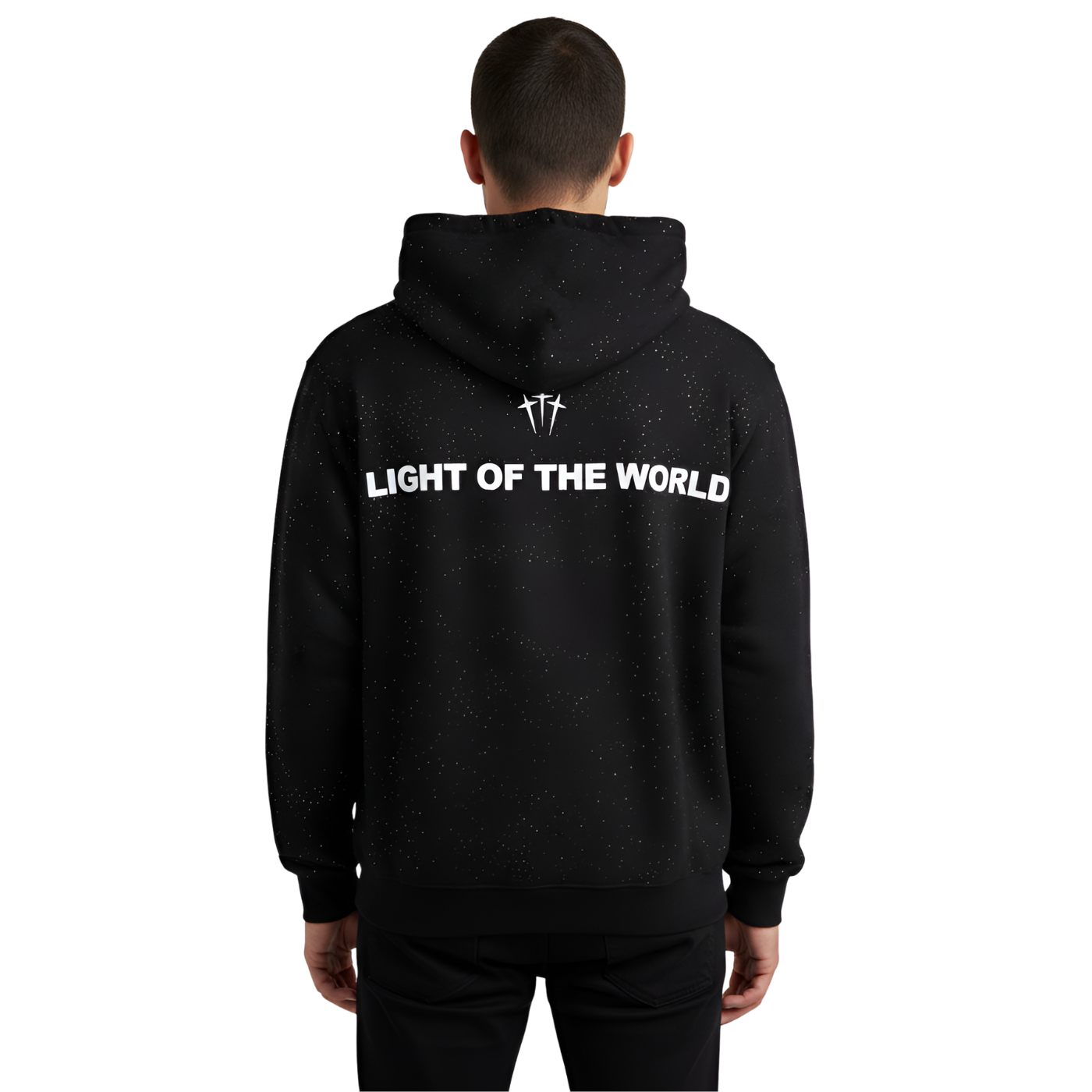 Jesus Is The Light Printed Hoodie