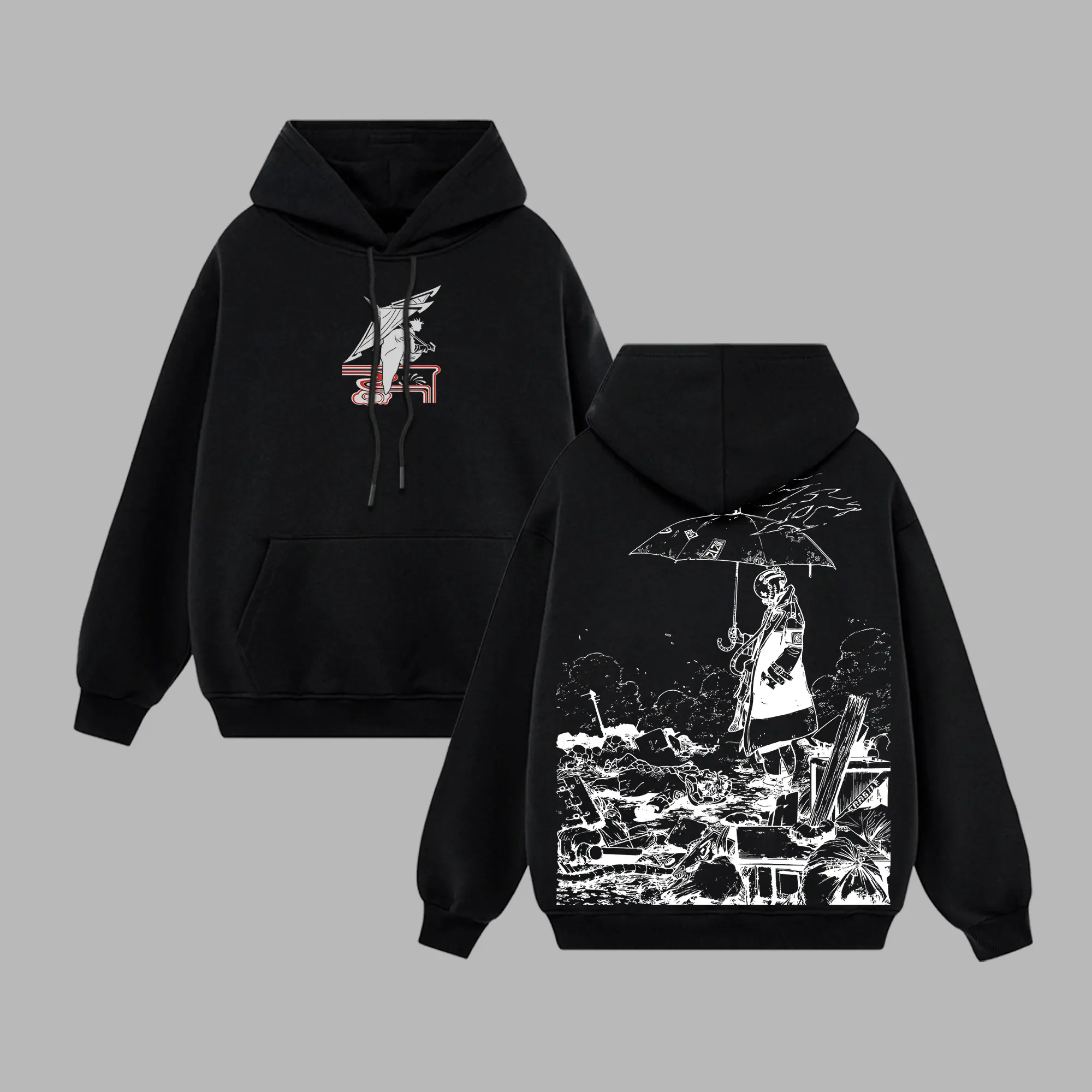 Gachiakuta x Rudo & Enjin Anime Retro Unisex T-Shirt, Hoodie