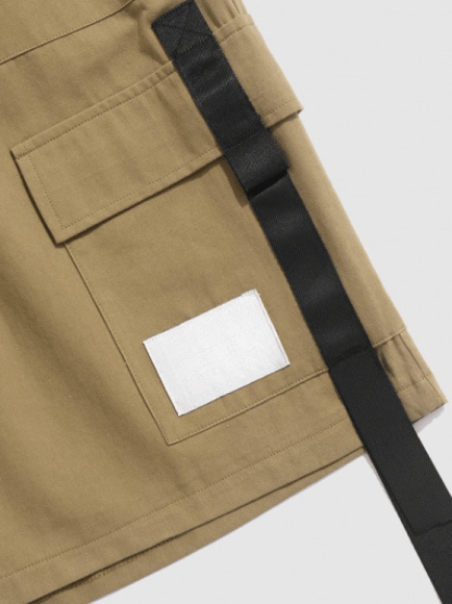 Cartoon Smile Tee And Stylish Cargo Shorts-My 3D Hoodie