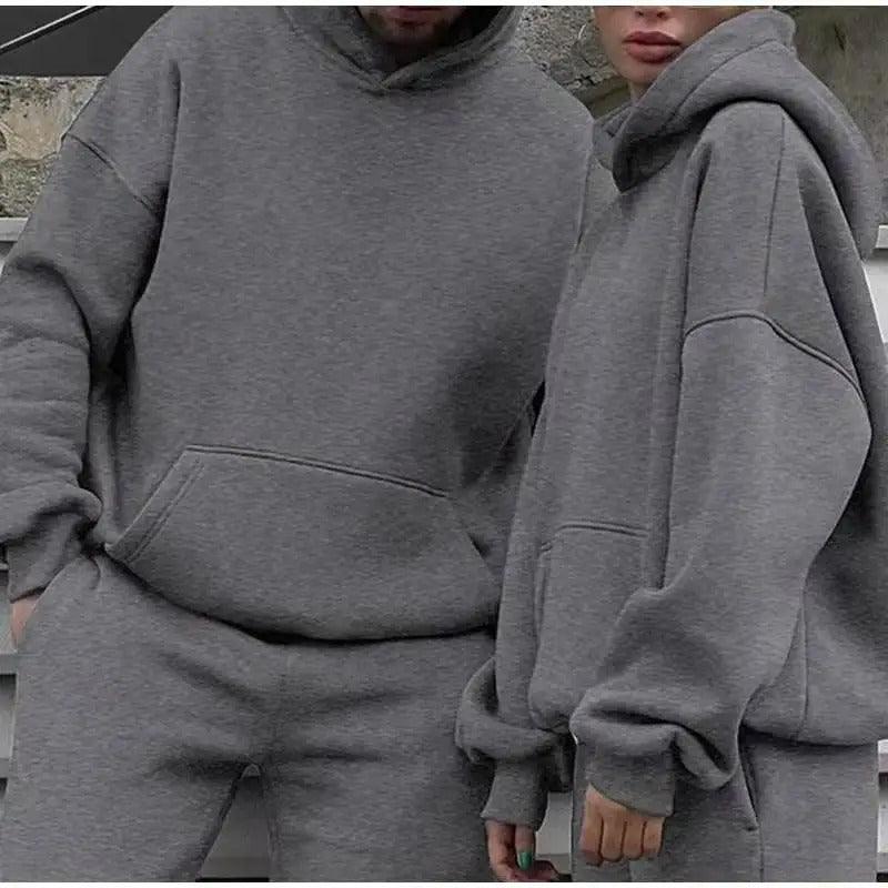 2 Pieces Hooded Tracksuit Sets - My 3D Hoodie