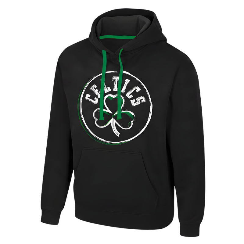 Unisex Boston Celtics Stadium Essentials Black Elementized Pullover Hoodie