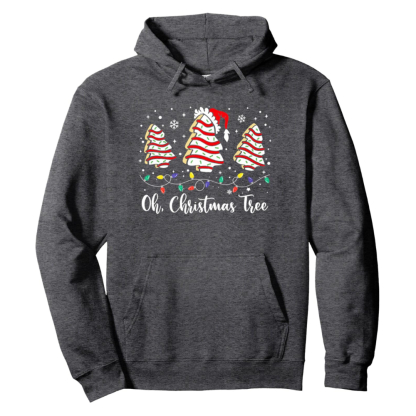 Ugly Christmas Hoodie With Light Up Reindeer Design