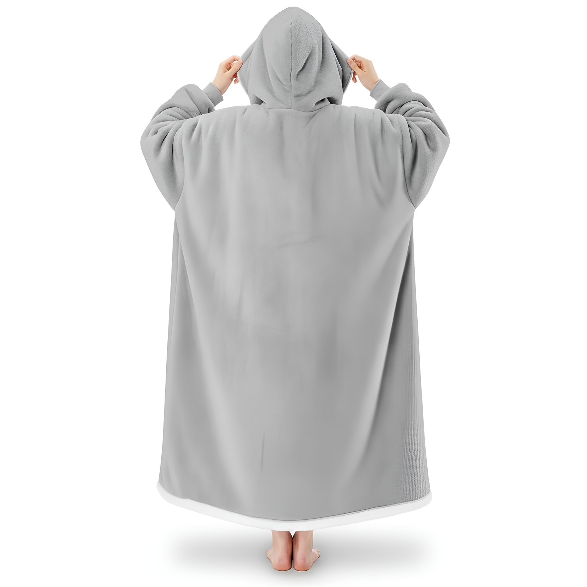 Cozy Oversized Sleep Blanket Hoodie With Built In Mask 