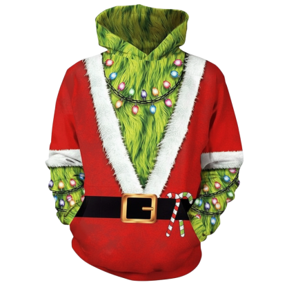 Christmas Snowman Graphic Print Hoodie For Kids