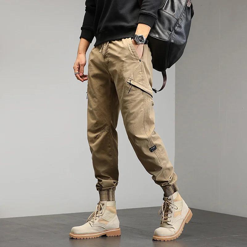 Retro Multi-Pocket Casual Pants For Men-My 3D Hoodie