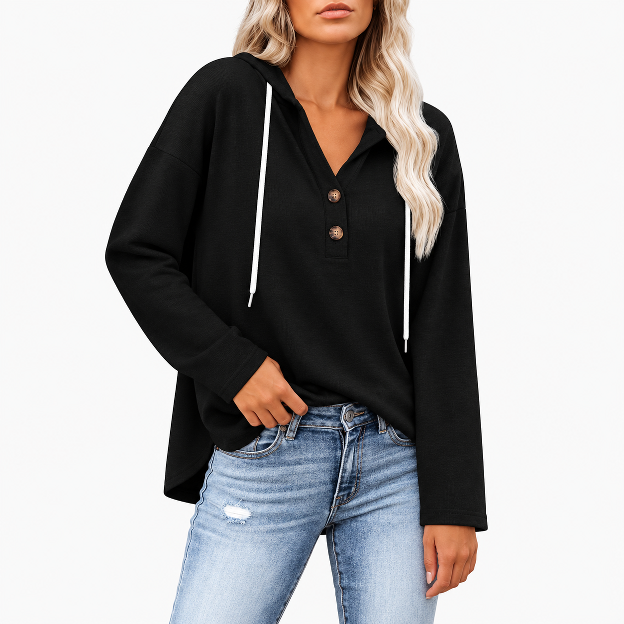 Long Sleeve Pullover Fall Outfit Sweatshirt For Women