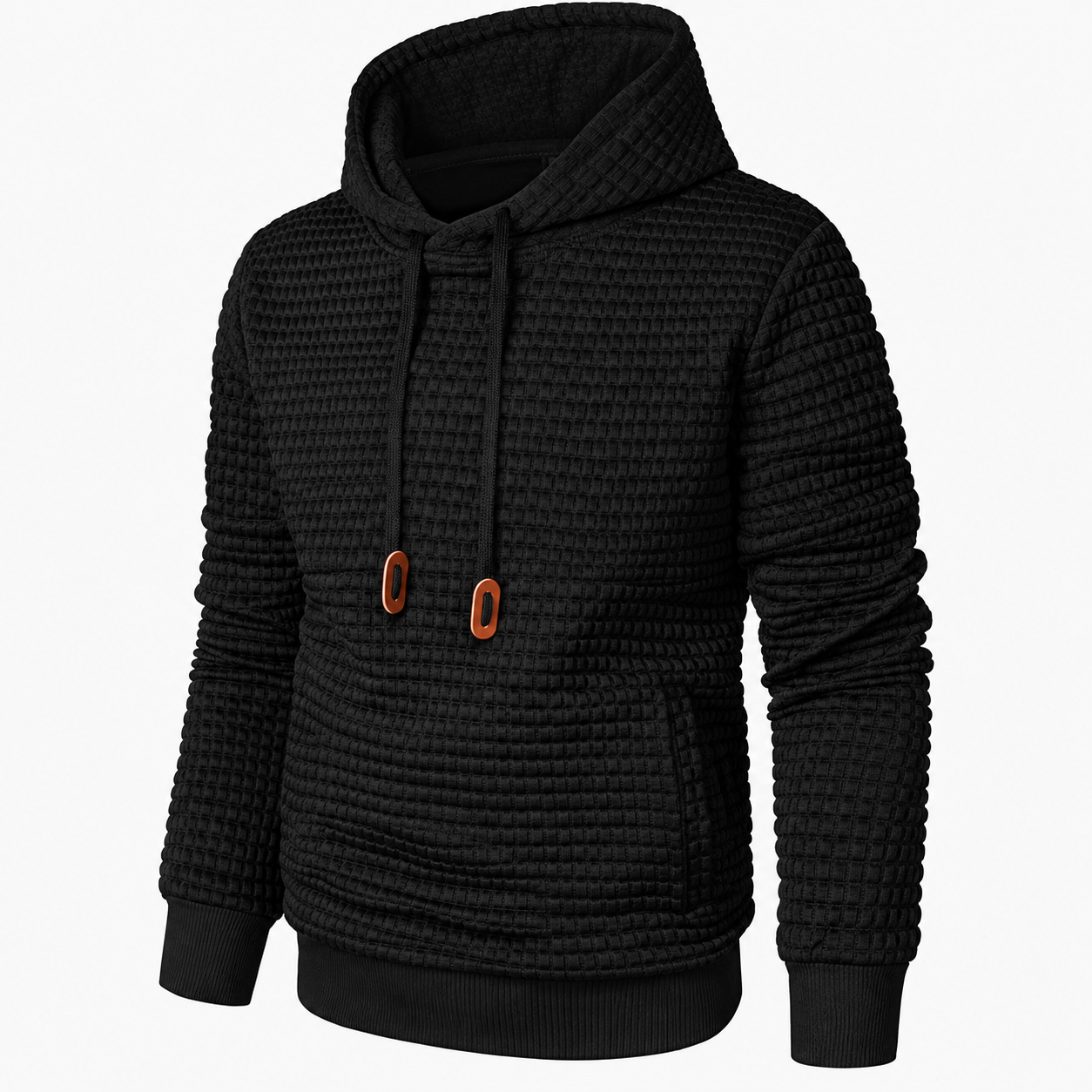 Long Sleeve Colorblock Hooded Sweatshirt For Men