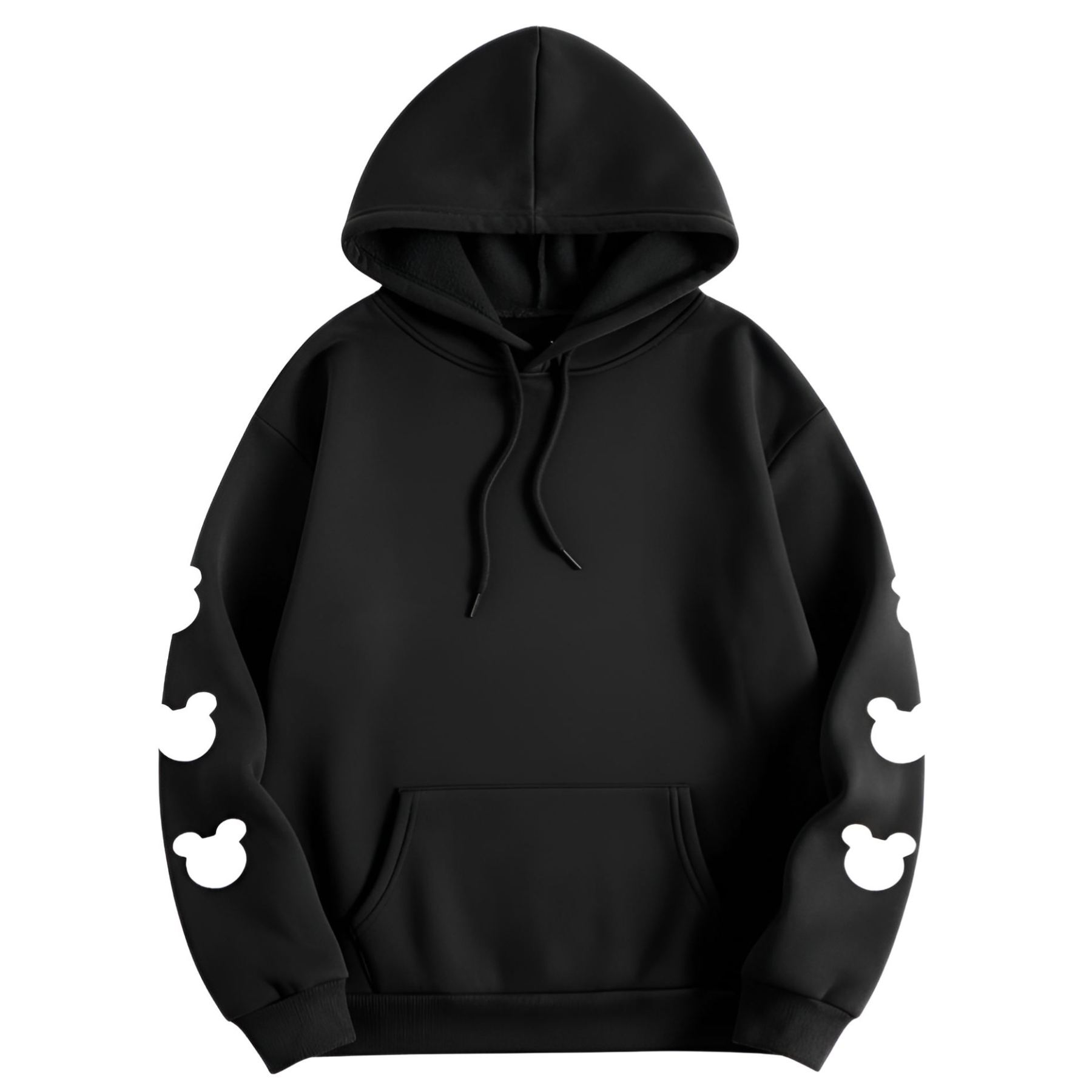 Some Days Just Seem Upside Cartoon Print Pullover Hooded