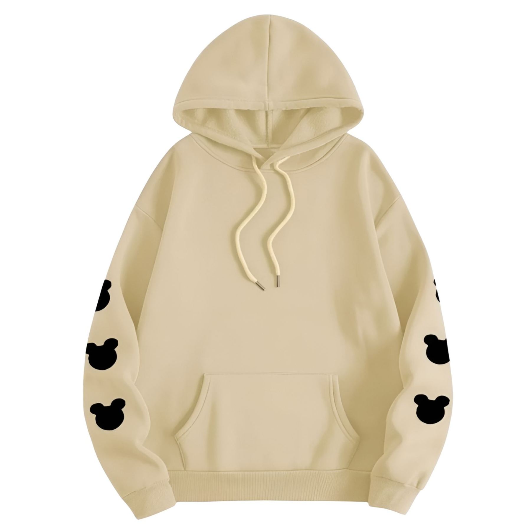 Some Days Just Seem Upside Cartoon Print Pullover Hooded