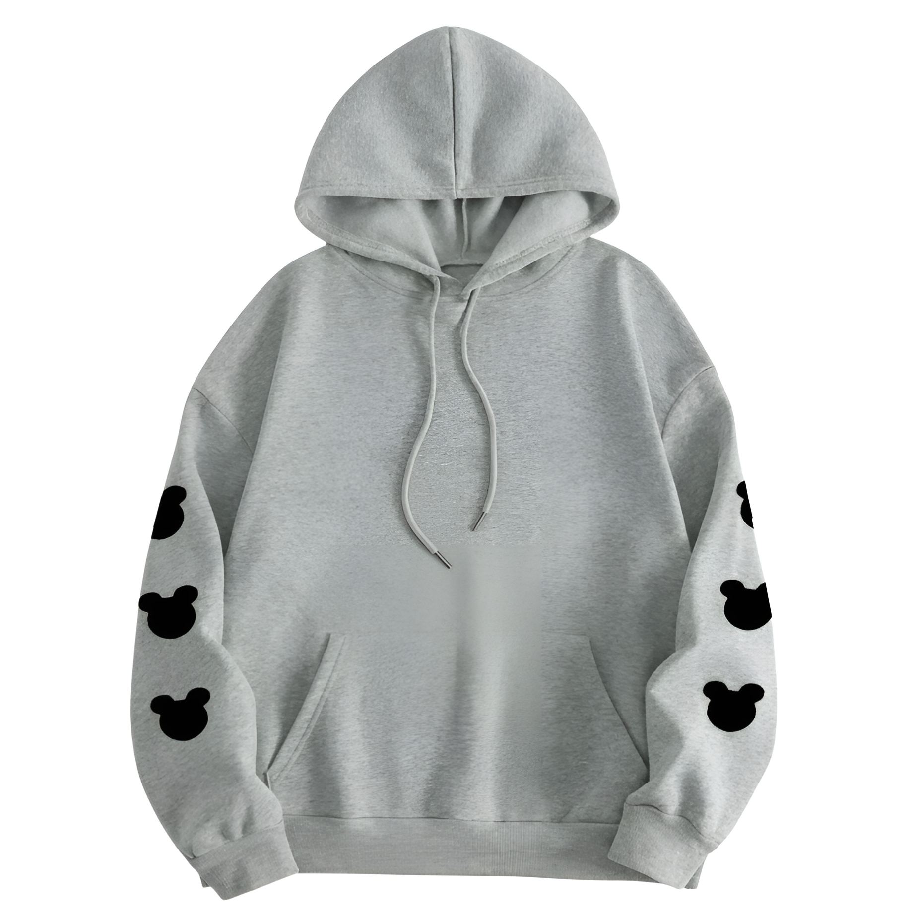 Some Days Just Seem Upside Cartoon Print Pullover Hooded