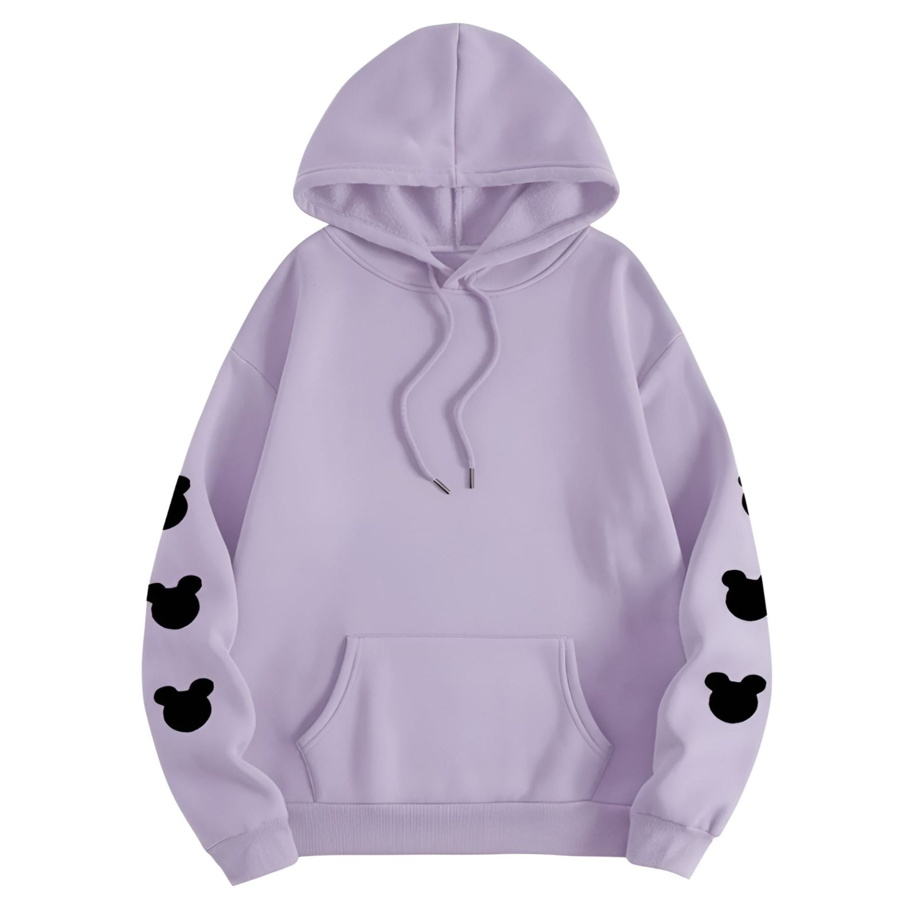 Some Days Just Seem Upside Cartoon Print Pullover Hooded