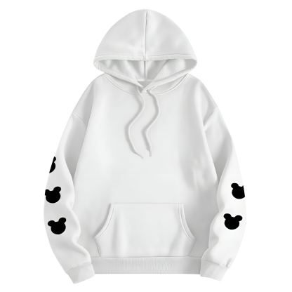 Some Days Just Seem Upside Cartoon Print Pullover Hooded